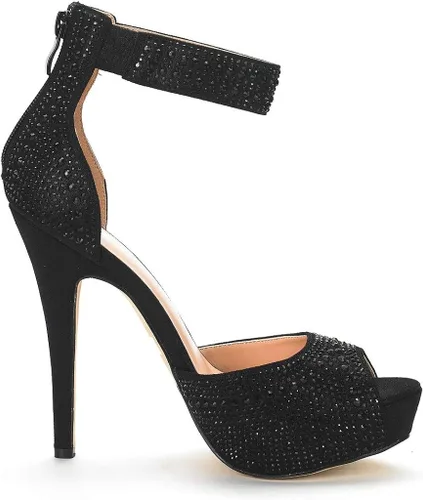 Vista 5 de DREAM PAIRS - Zapatos de tacón alto con plataforma para mujer, modelo Swan-05