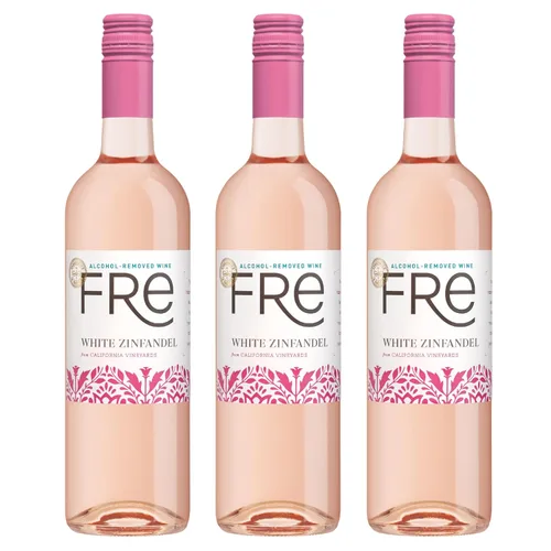 Vista 9 de Sutter Home Fre White Zinfandel de California Vineyards - Aromas fragantes de fresa con acabado agradable y persistente (paquete de 2, zinc blanco)