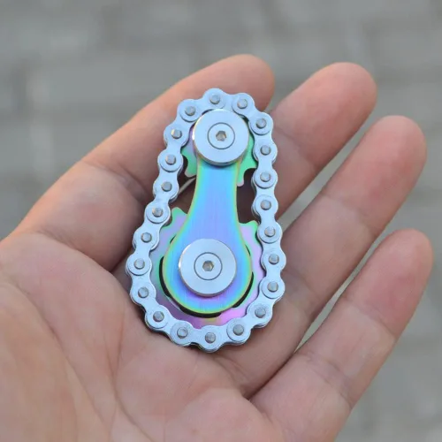 Vista 5 de FREELOVE Sprockets - Juguetes para ansiedad para adultos y niños, engranajes de bicicleta de metal, bloque de acoplamiento, cubo cinético EDC, cubo