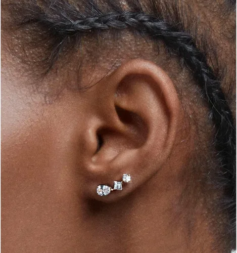 Vista 4 de Colección de joyas de collar y pendientes de cristal Swarovski Attract
