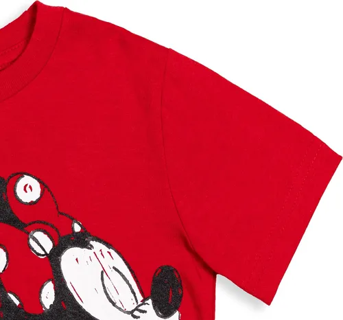 Vista 5 de Disney Mickey and Minnie Mouse - Camiseta gráfica a juego para niños