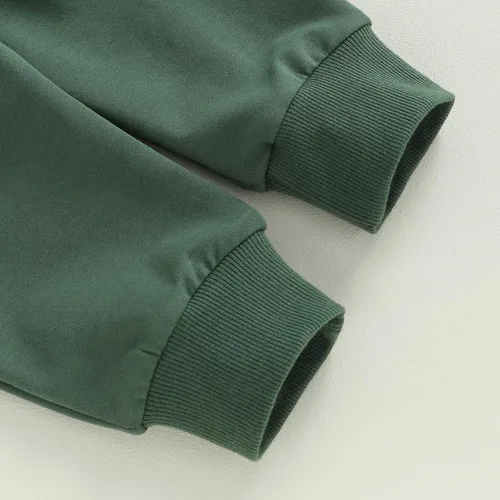Vista 7 de AEEMCEM Conjunto de sudadera con cuello redondo y pantalones deportivos para bebé niño y niña