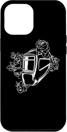 Vista 10 de iPhone 12 mini flores de soldadura - Soldador y Ironworker mamá caso