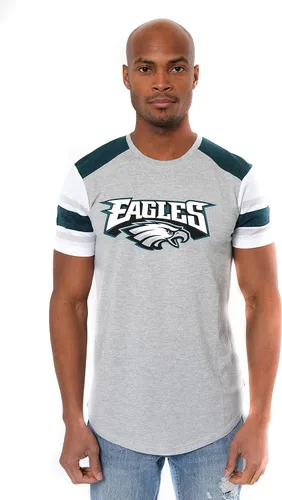 Vista 26 de Ultra Game NFL - Camiseta raglán de manga corta para hombre