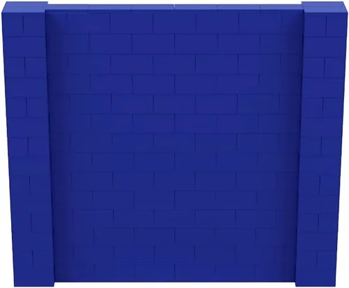 Vista 220 de EverBlock Kit de pared de 5 x 4 pies Bloques de construcción modulares Sistema de pared para edificios, pantallas y estructuras Divisor