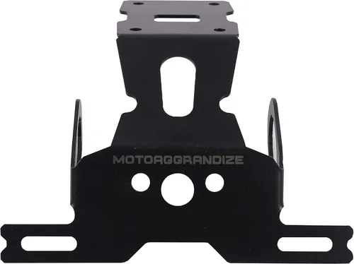 Vista 4 de Motoaggrandize Cola ordenada Soporte de matrícula para Kawa Ninja 650 Z650 Color: Negro Mate [2017+]