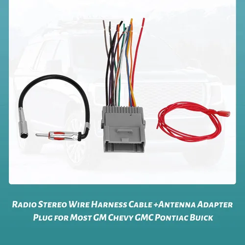 Vista 2 de G Adaptador de antena de arnés de cableado de radio para GM Chevy GMC