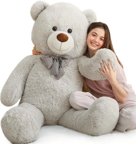 Vista 41 de MaoGoLan Oso de Peluche Teddy Gigante, Animal de Peluche Grande de Tamaño Real, 5 Pies, Suave y Esponjoso Gran Regalo de Oso Teddy para Baby Shower