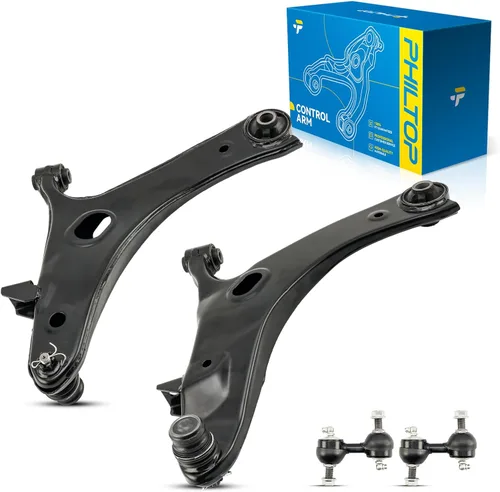 Vista 172 de PHILTOP 6 piezas de brazo de control delantero inferior con barra estabilizadora de rótula para Nissan Rogue 2014-2020 Rogue Sport 2017-2022 Qashqai