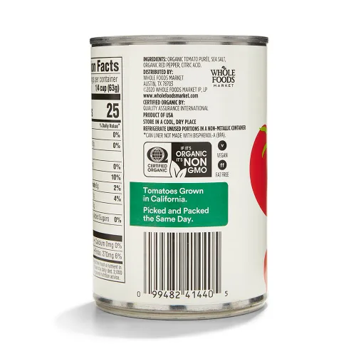 Vista 5 de 365 by Whole Foods Market, Salsa de tomate orgánico, 15 onzas