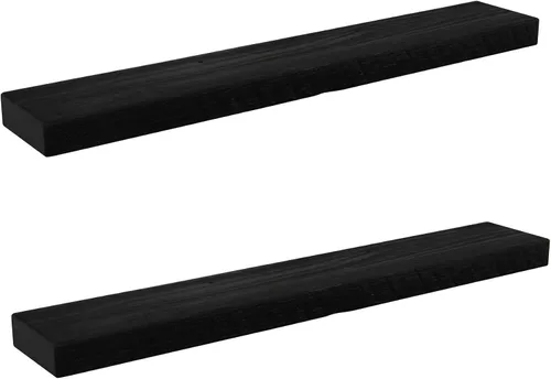 Vista 7 de joelsantiques Estantes flotantes de madera de 18 pulgadas para pared, 18 x Beige