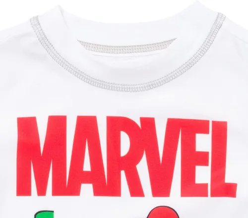 Vista 5 de Marvel Avengers Spider-Man Hulk Black Panther Iron Man - Camisa de natación para niños pequeños a grandes