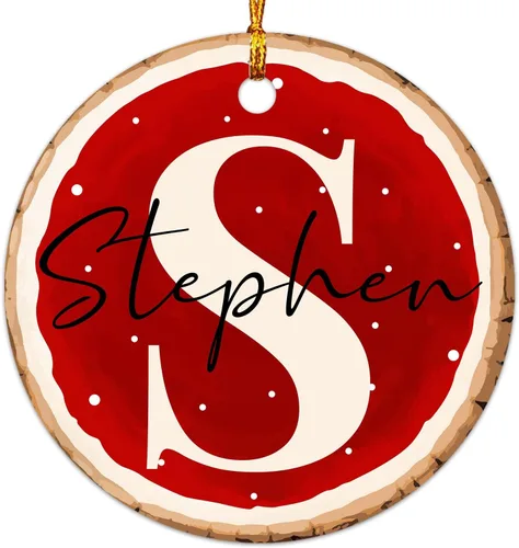 Vista 18 de Primera Navidad en nuestro nuevo hogar 2025, regalo de boda para recién casados, decoración de árbol de Navidad, nuevo propietario de casa, adorno