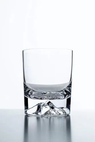 Vista 2 de Amehla "Foundation Crystal Rocks - Vasos de whisky de 10 onzas con base pesada montañas, vaso de whisky de montaña para bourbon - Elegante vaso
