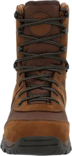 Vista 3 de Rocky Botas al aire libre aisladas impermeables 14.11oz de la montaña roja