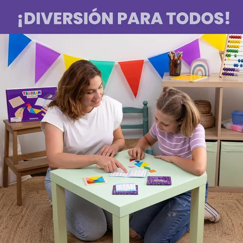 Vista 7 de BONNYCO Tangram Puzzle Paquete de Madera de 30 Recuerdos de Fiesta para Niños. Rellenos de Bolsas de Dulces para Niños de 3-5, 4-8, Regalos
