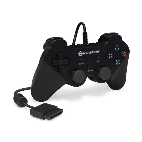 Vista 2 de Hyperkin “Brave Warrior" Premium Controller for PS2 (Black)