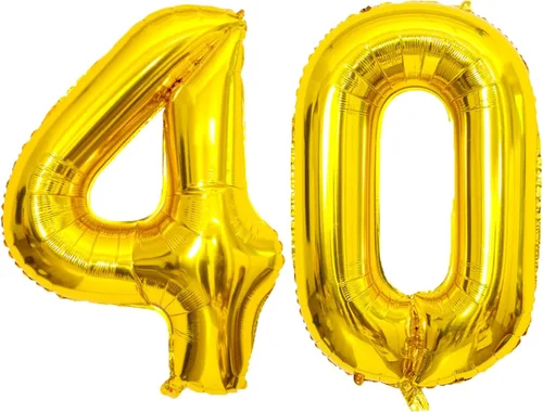 Vista 21 de Globo dorado grande de 40 pulgadas con letras del alfabeto de Mylar de aluminio de helio, globos de número grande para cumpleaños, aniversario