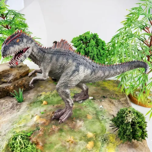 Vista 7 de Gemini&Genius Giganotosaurus Figura de juguete de dinosaurio para niños, juguete de dinosaurio Giganotosaurus, figura de acción de dinosaurio