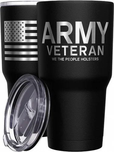 Vista 29 de We The People Holsters - Vaso térmico de 30 onzas, 0% Liberal, Negro