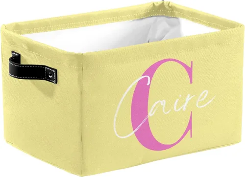 Vista 36 de Cesta de regalo personalizada con nombre, caja de juguetes de almacenamiento personalizada para niños, organizador de cubos de almacenamiento