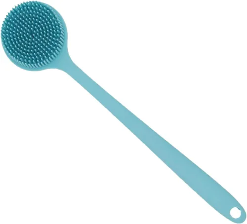 Vista 10 de Depurador corporal de silicona, depurador de espalda de mango largo para cuerpo, cepillo de espalda para ducha, exfoliante corporal