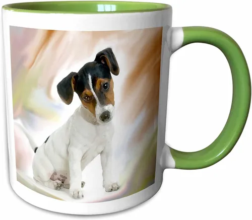 Vista 9 de 3dRose Tazas Jack Russell Terrier Jack Russell Terrier - Jack Russell Terrier (taza_4236_9)