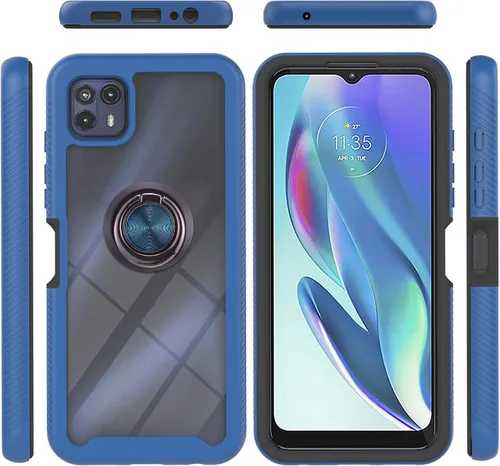 Vista 81 de Funda compatible con Xiaomi Poco X3 NFC, compatible con Xiaomi Poco X3 Pro/Poco X3 Ring Stand 3 en 1, color negro