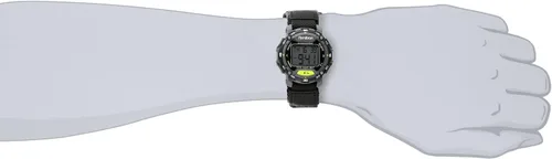 Vista 4 de Armitron Sport Reloj unisex 408291BLK con cronógrafo digital acentuado gris con correa de nailon negro Negro - Cronógrafo digital