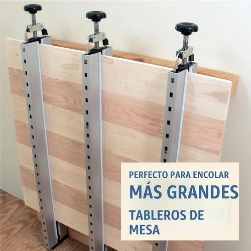 Vista 3 de Fulton Panel Max - Sistema de prensa de pegamento, 43 pulgadas de largo con acción de sujeción de 4 vías, abrazadera ideal para pegar paneles