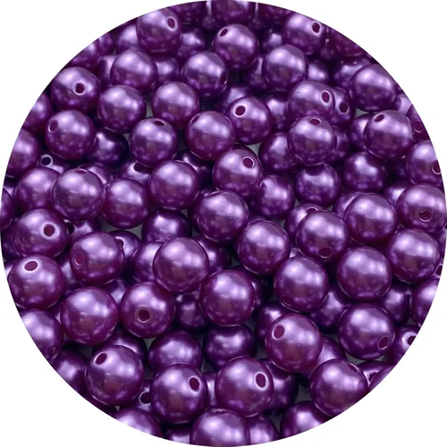 Vista 26 de 4000 piezas Cuentas de perlas para manualidades 3mm Perla de resina para hacer joyas Cuentas de perlas redondas a granel con agujero para collares