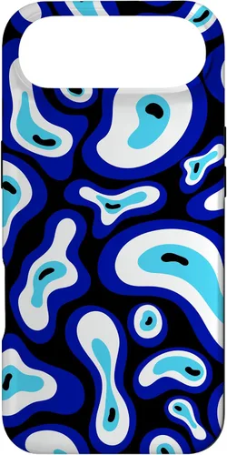 Vista 27 de Malvado de ojo turco Groovy Swirl patrón Good Vibes teléfono caso para iPhone 17