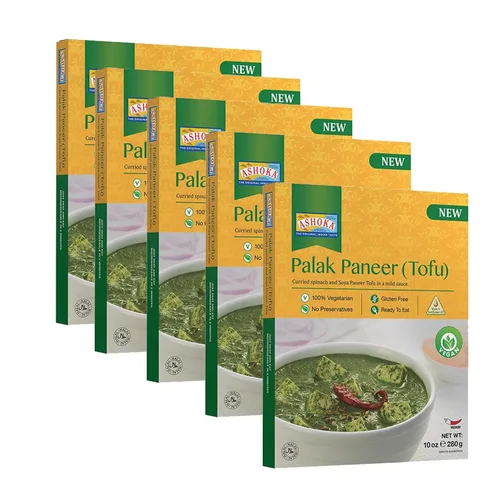 Vista 27 de Ashoka Comidas sin gluten, listas para microondas, veganas con granos negros y frijoles, comidas para calentar y servir, todas naturales Delhi Dal