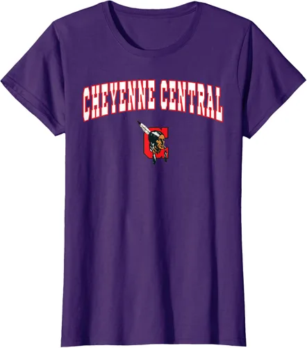 Vista 6 de Cheyenne Central High School Indians T-Shirt C2