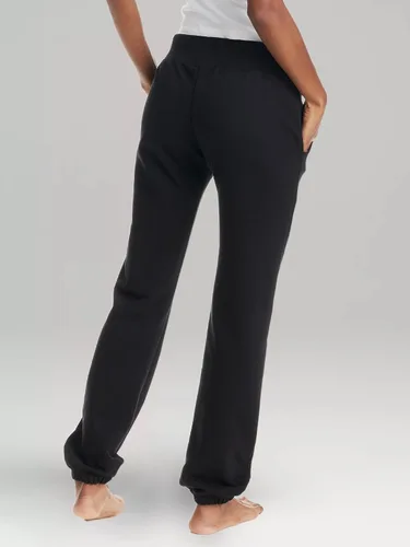 Vista 3 de bebe Pantalones deportivos para mujer, pantalones de felpa francesa con bajos fruncidos, pantalones de pijama con logotipo, para mujer