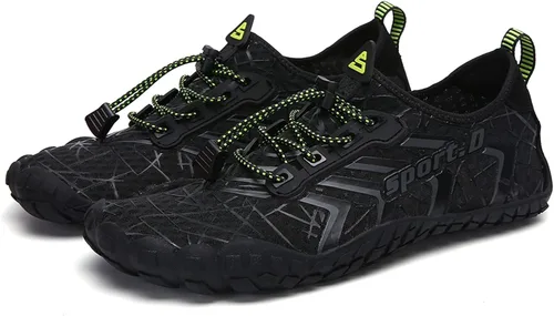 Vista 7 de UBFEN Zapatos acuáticos para natación, para hombre y mujer, para deportes de playa, secado rápido, descalzos para navegación, pesca, buceo, surf