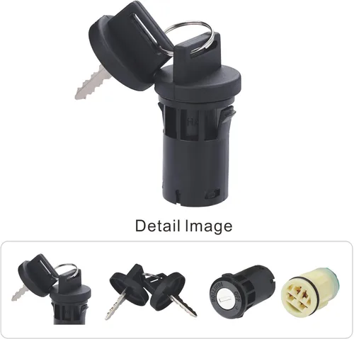 Vista 3 de MaySpare Interruptor de llave de encendido para Honda ATV TRX420 TRX 350 TRX450 FOREMAN TRX350FM 4x4 2000-2006 Impermeable 2 llaves de repuesto