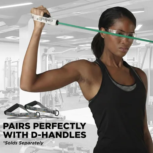 Vista 5 de TheraBand tramos de tubos profesionales con resistencia de látex para ejercitar, rehabilitar y acondicionar cualquier parte del cuerpo.