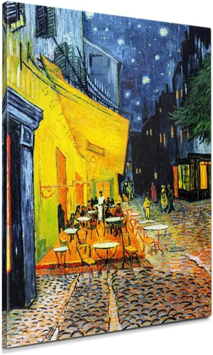 Vista 107 de IPIC - Campo de trigo con cuervos, reproducción artística de Vincent Van Gogh. Lienzo de giclée para decoración del hogar 10#F (20 x 16)