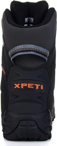 Vista 5 de XPETI Botas de senderismo para mujer Thermator Mid High Top impermeables para exteriores