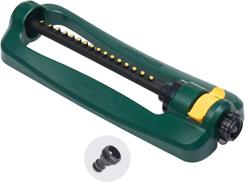Vista 12 de Melnor 65046-AMZ TurboTek 3200 SF Turbo Aspersor oscilante con adaptador de producto QuickConnect