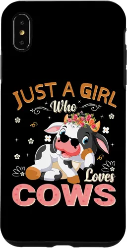 Vista 11 de Just A Girl Who Loves Cows Case for iPhone 16