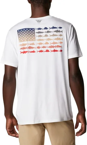 Vista 2 de Columbia PFG Fish Flag Tech - Camiseta para hombre