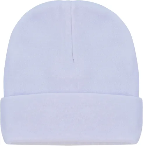Vista 6 de ToBeInStyle Paquete de 3, 5 o 6 gorros cómodos de algodón de doble capa para bebés recién nacidos
