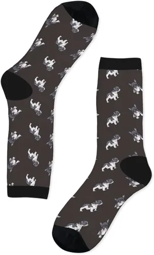 Vista 7 de AOYEGO Farm Animals Funny Socks Cute Animals Horse Cow Novelty Casual Crew Socks Contrast Color Design for Women Men Gift