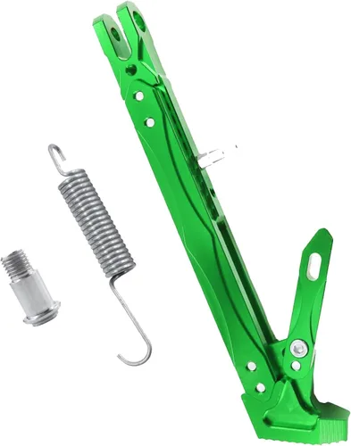 Vista 18 de Caballete universal para motocicleta con soporte lateral ajustable para pie, caballete de estacionamiento para motocicleta eléctrica, soporte