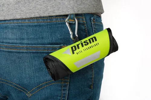 Vista 6 de Prism Kite Technology Neutrino - A Fast and Responsive Kite to Test Your Reflexes Naranja