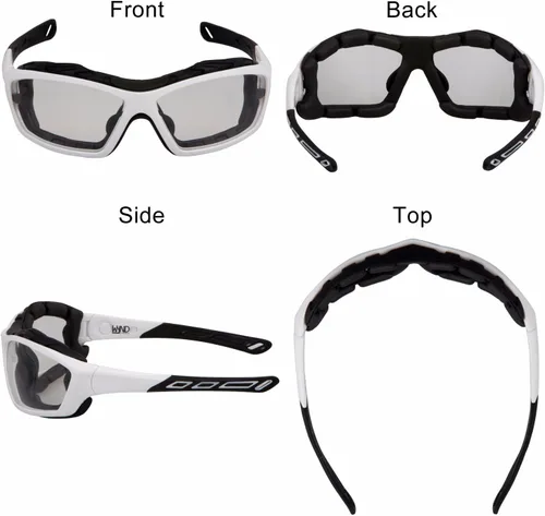 Vista 2 de WYND Blocker Gafas de sol envolventes para deportes extremos (blancotransparente)