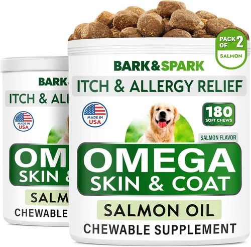 Vista 10 de Omega 3 + Aceite de pescado para perros - Apoyo para la piel y el pelaje