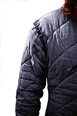 Vista 6 de Gambeson Coat Medieval Thick Padded Full Length Sleeves Gambeson Coat Aketon Jacket Armor, Cotton Gambeson by ITS Medieval